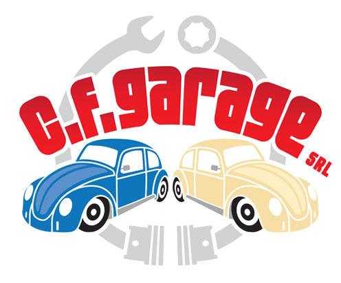 cf garage srl, logo by vimercati grafica
