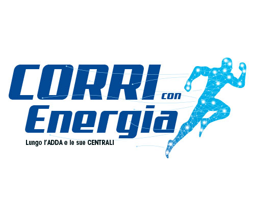 corri con energia, logo by vimercati grafica