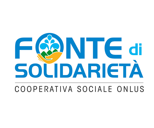 fonte di solidarieta', logotipo by vimercati grafica