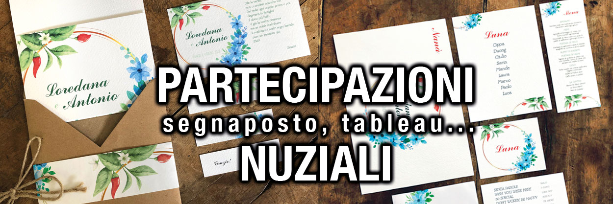 partecipazioni nuziali classiche o personalizzate by vimercati grafica